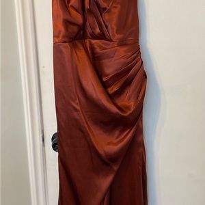 Galina Signiture cinnamon charmeuse dress size 10